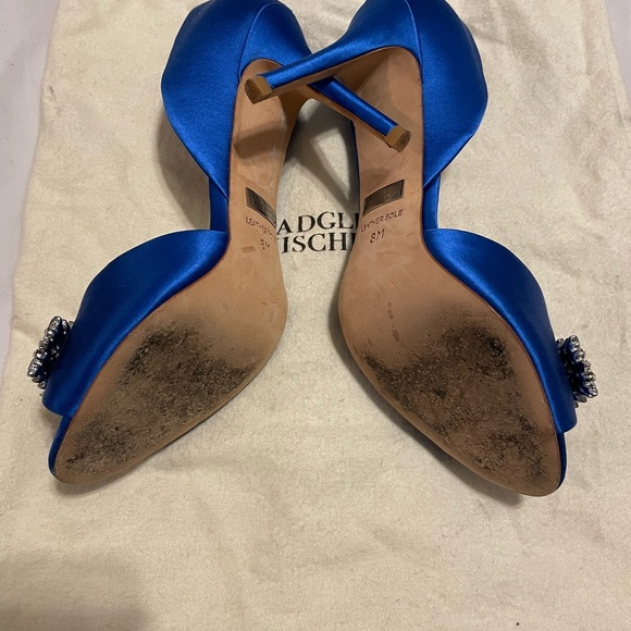 Badgley Mischka blue high heels - Picture 4 of 5